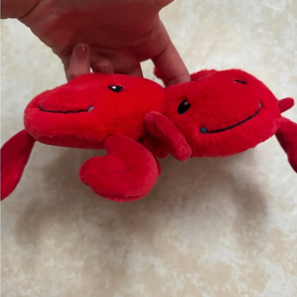 Red Lobster Plush Slippers Novelty Crab Animal Slippers 6-18 Months